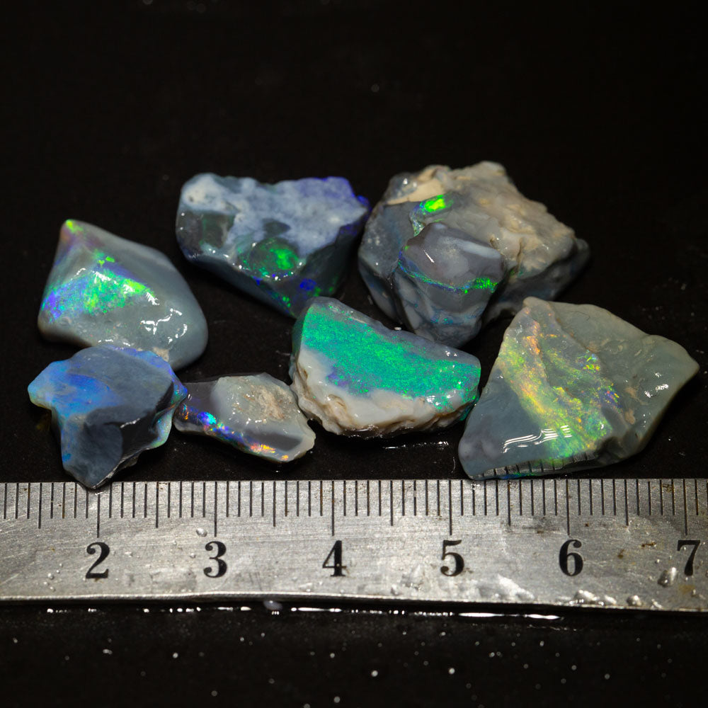 49 ct rough opal parcel 7pc