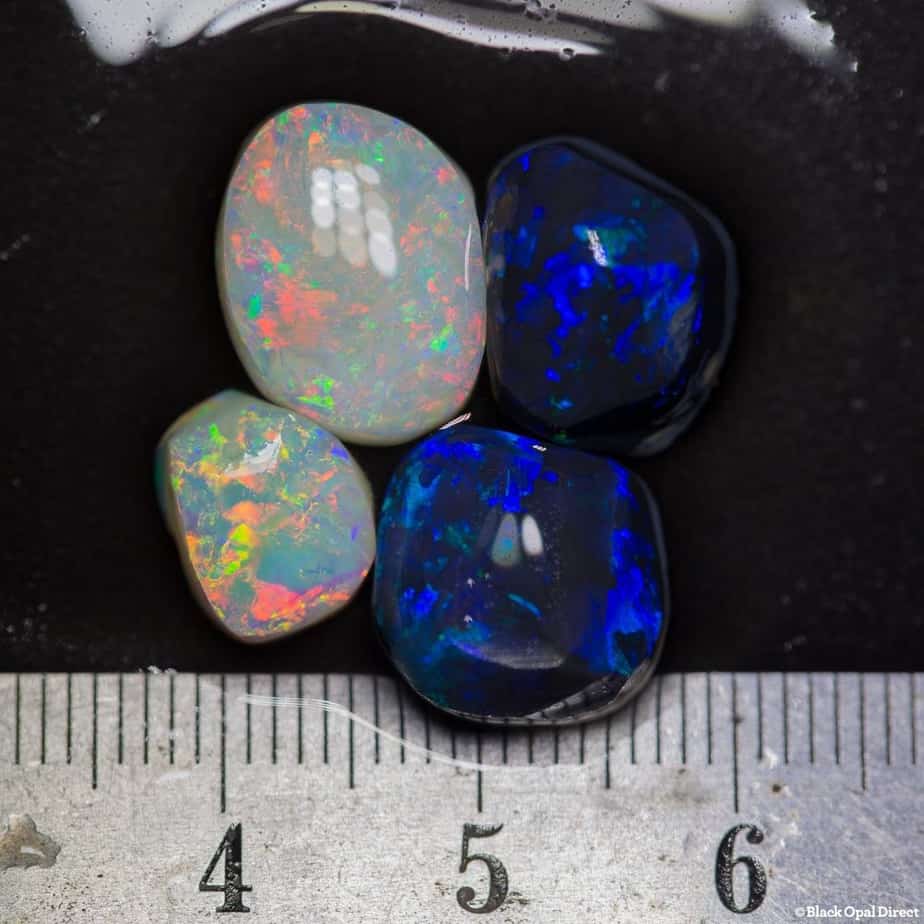 4pc 17.81ct opal rubs