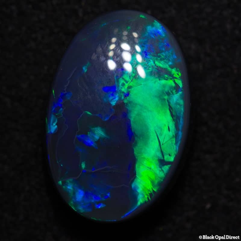 5.00 ct black opal 14x10x5mm
