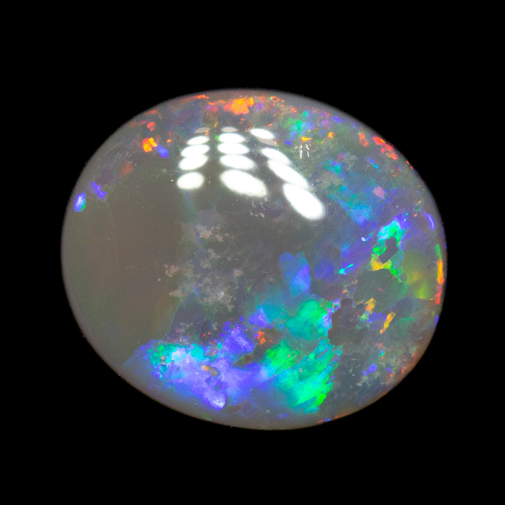 5.04 ct dark opal 13.2x11.4x5mm