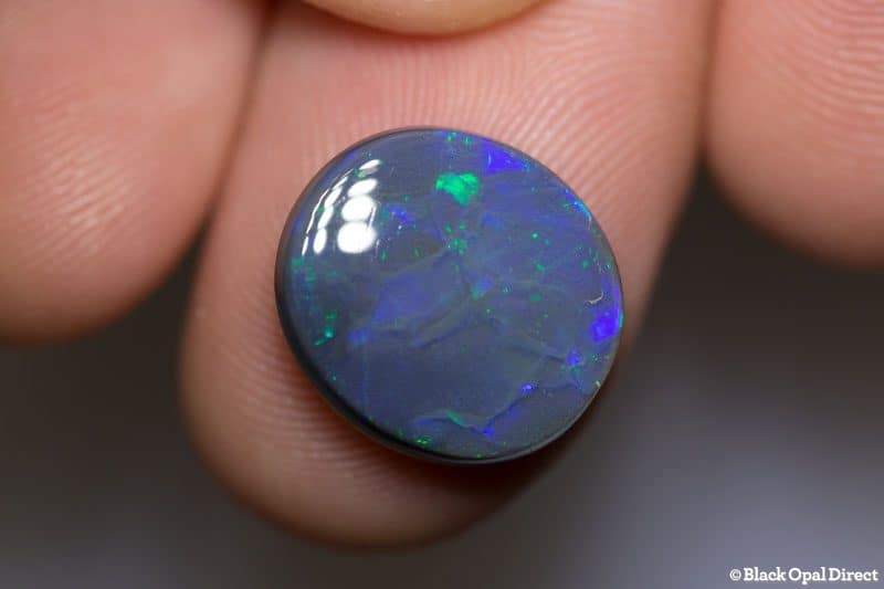5.11 ct black opal 15x13x4mm