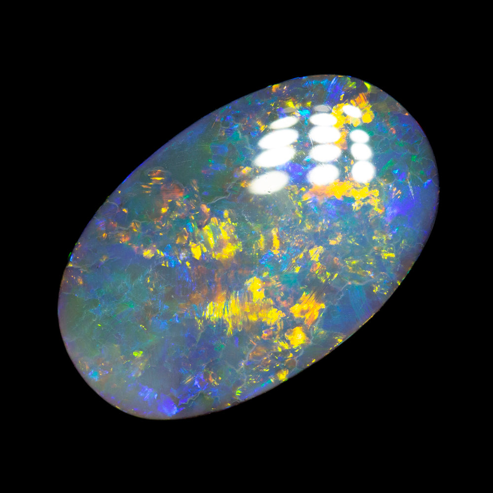 5.20 ct dark opal 19.5x12.4x3.1mm