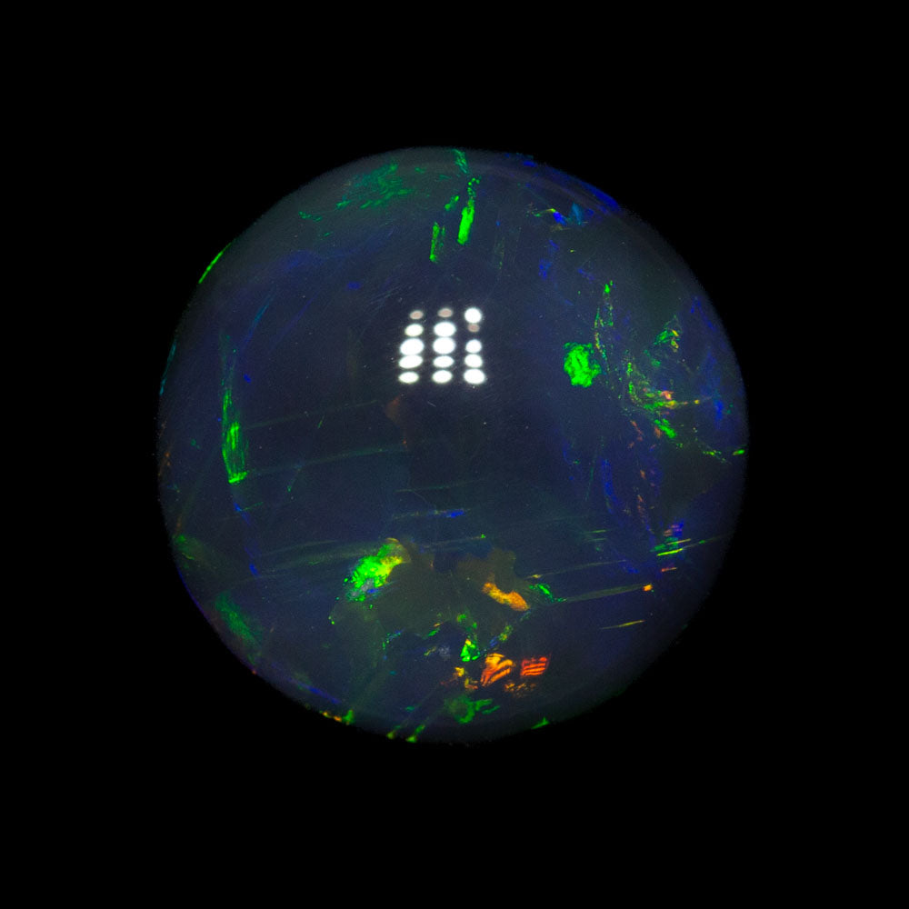 5.23 ct black opal 11.5x11.4x6.3mm