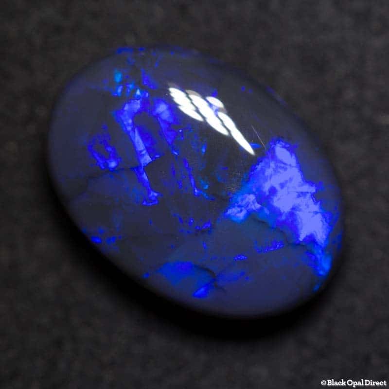 5.41 ct black opal 14x10x6mm
