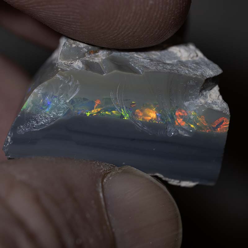 52.00 ct rough opal piece 30mm across