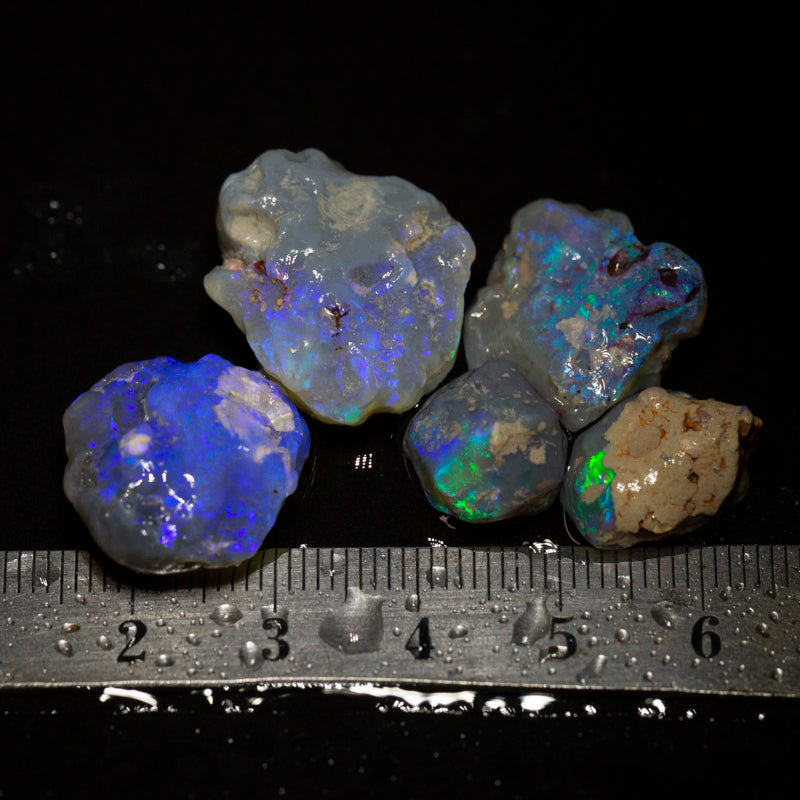 53 ct rough opal parcel 5pc