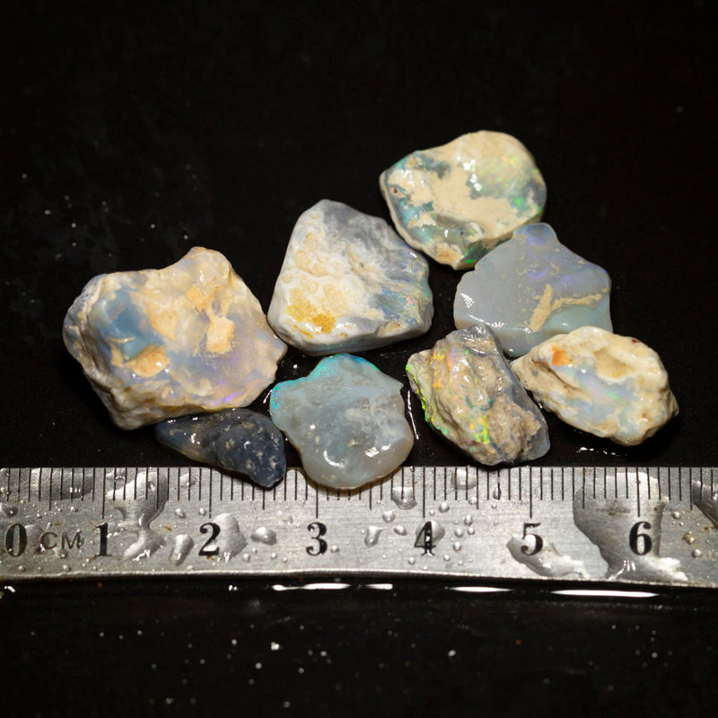 53 ct rough opal parcel 8pc