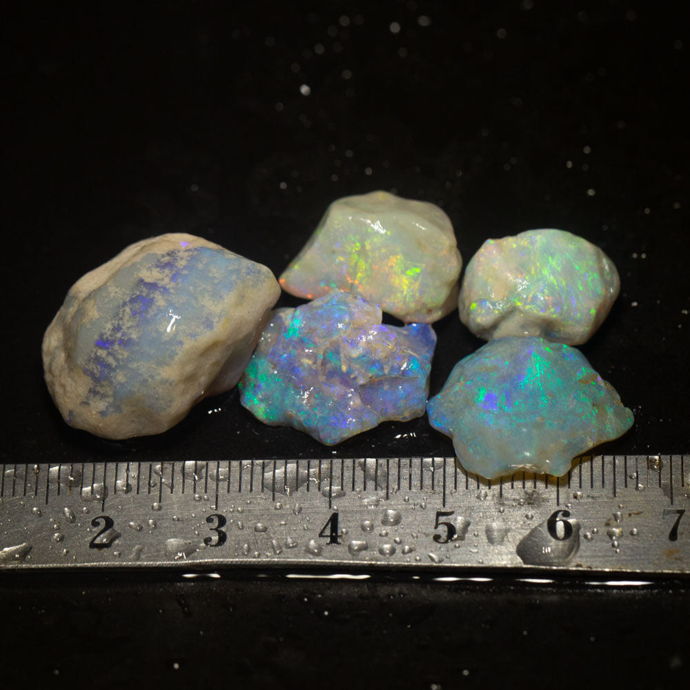 54 ct rough opal parcel 5pc