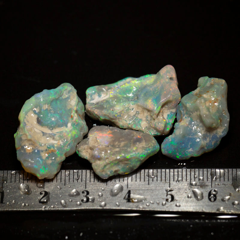 55 ct rough opal parcel 4pc