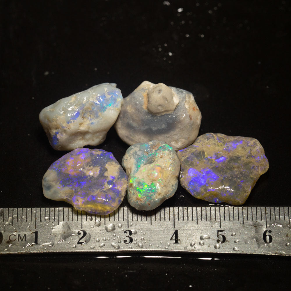 55 ct rough opal parcel 5pc
