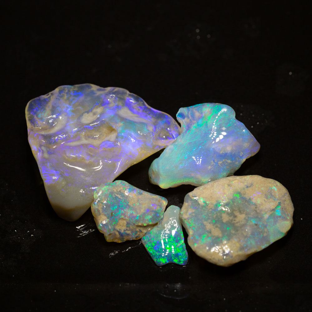 55 ct rough opal parcel 5pc