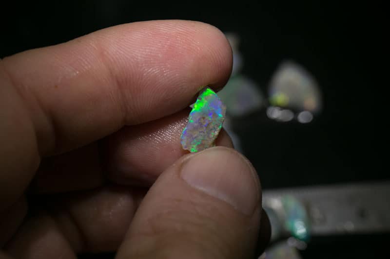 55 ct 16pc rough opal parcel for intermediate cutters