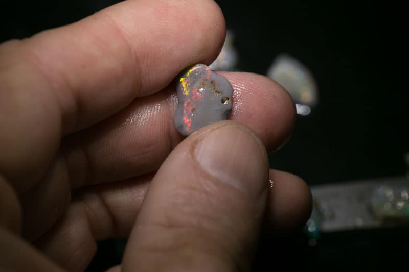 55 ct 16pc rough opal parcel for intermediate cutters