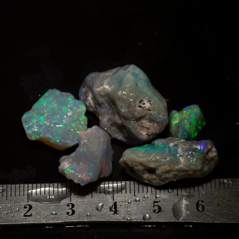 57 ct rough opal parcel 5pc
