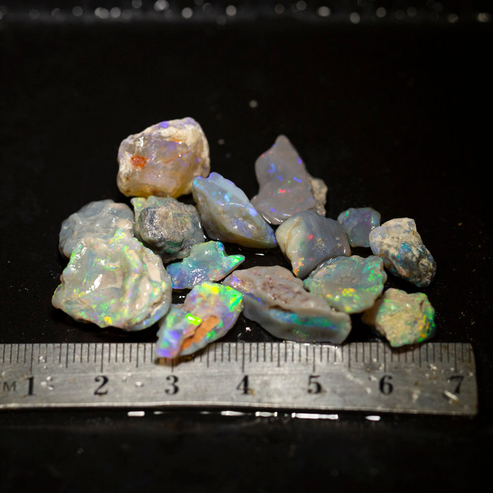 58 ct rough opal parcel 14pc