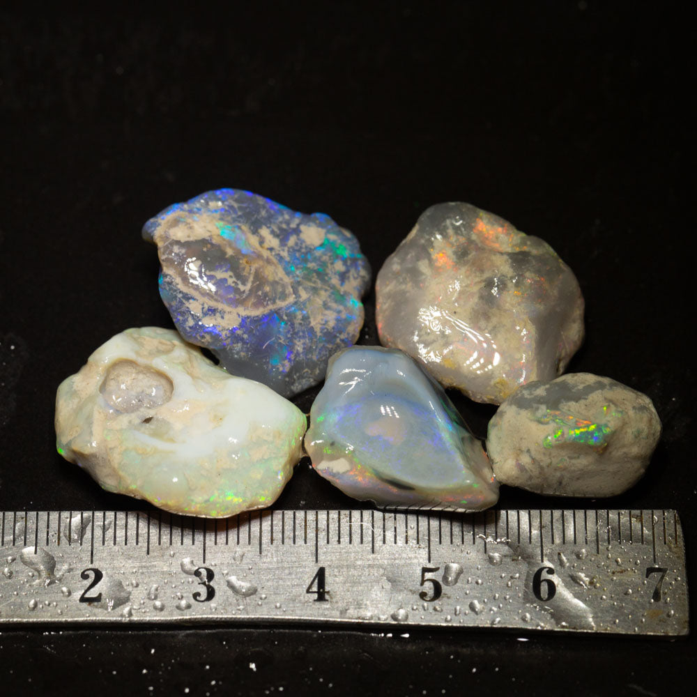 58 ct rough opal parcel 5pc
