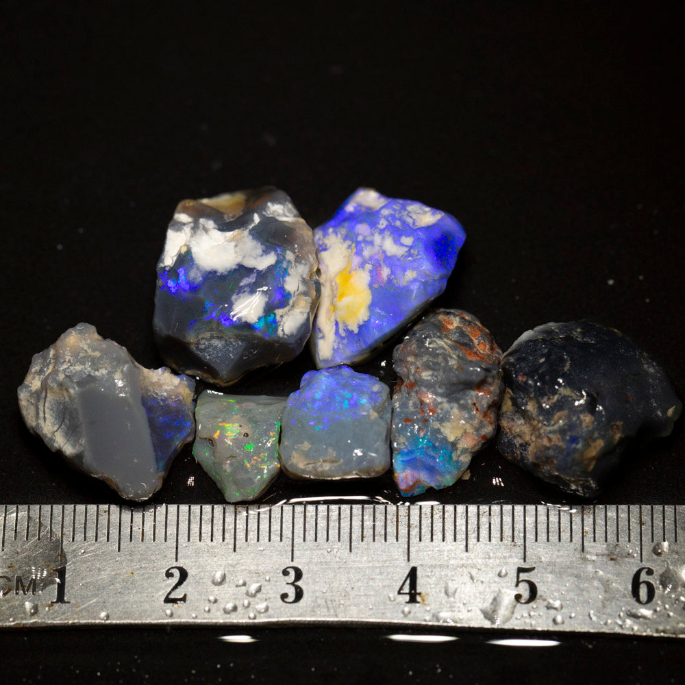 58 ct rough opal parcel 7pc