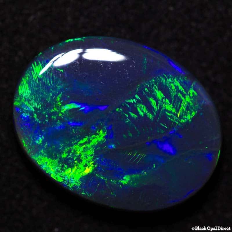 6.02 ct black opal 16x12.5x4mm