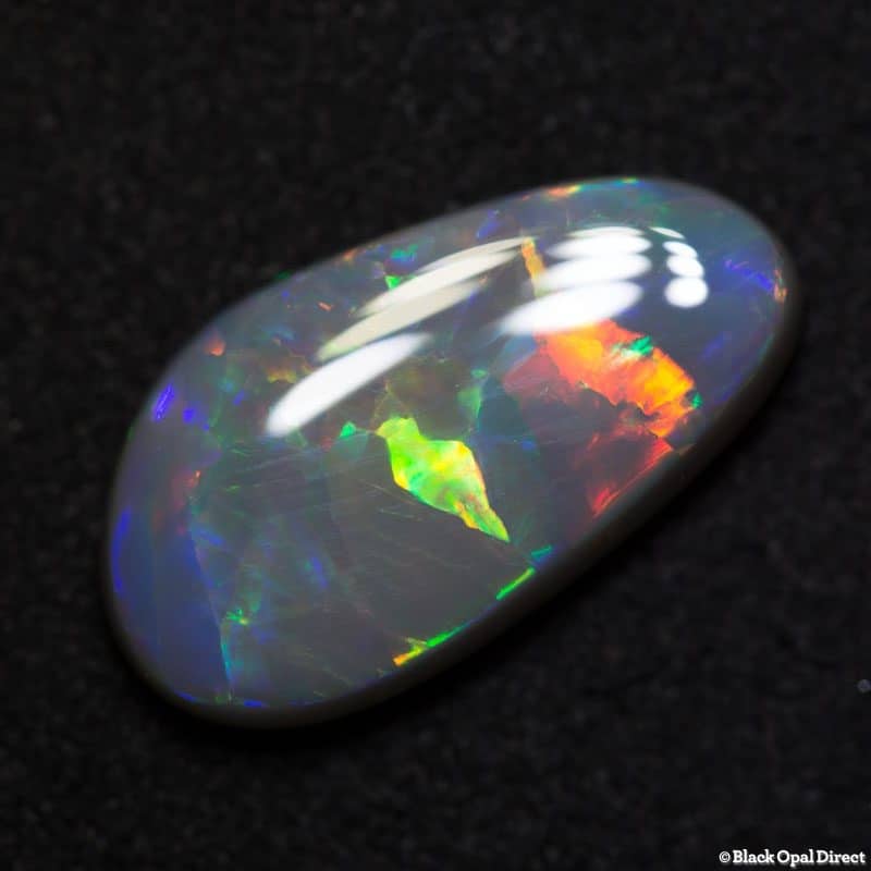 6.30 ct dark opal 19x11x4.5mm