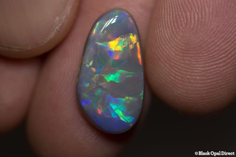 6.30 ct dark opal 19x11x4.5mm