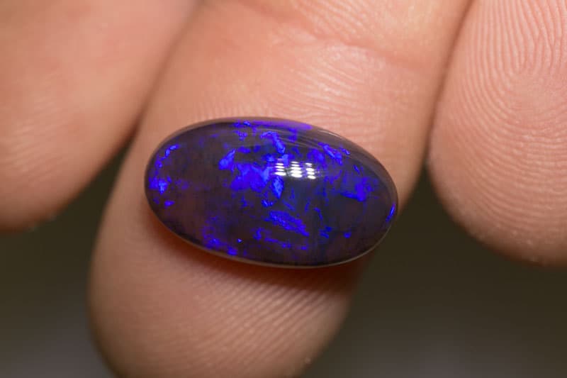 6.32 ct black opal 17x10x6mm