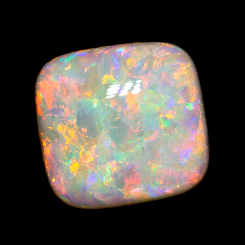 6.44 ct dark opal 12.5x11.9x5.8mm