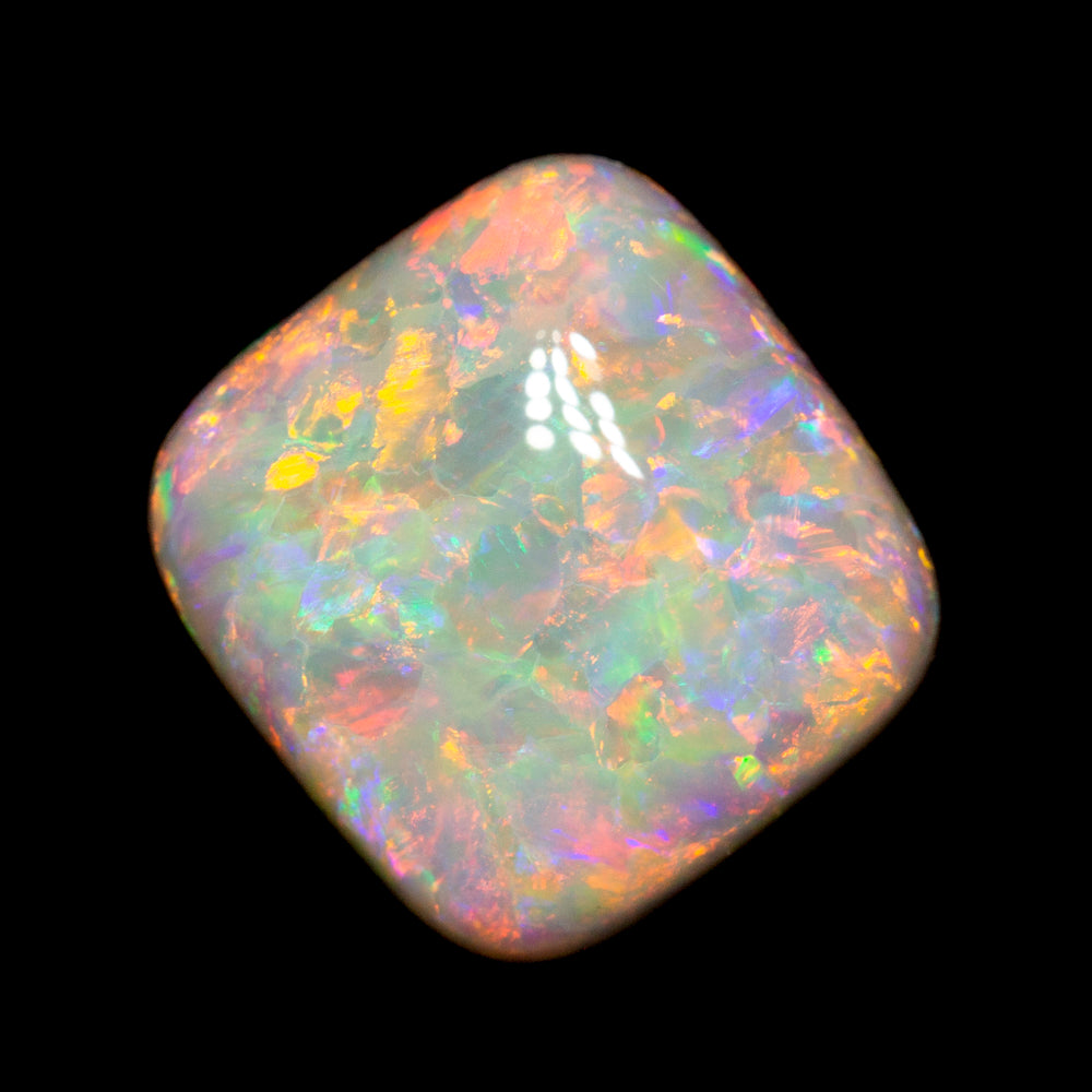 6.44 ct dark opal 12.5x11.9x5.8mm