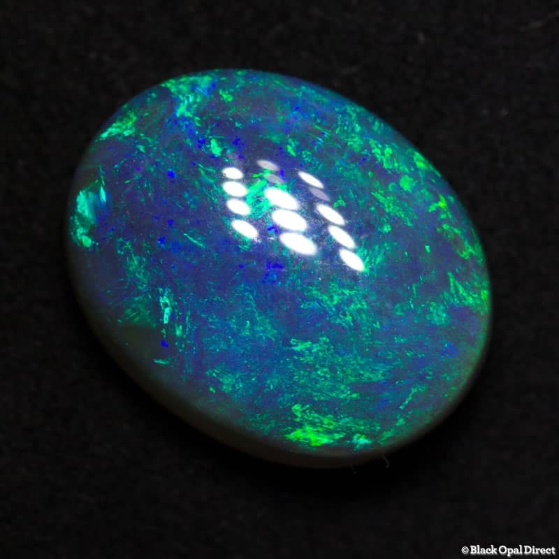 6.46 ct semi black opal 14x11.4x6mm