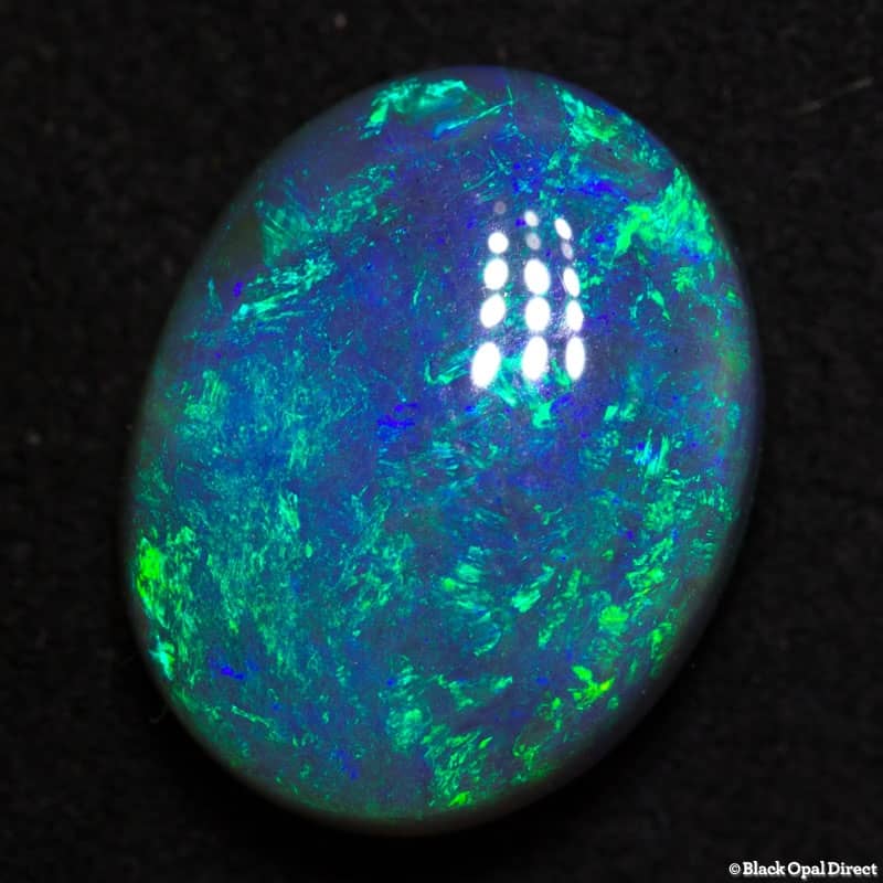 6.46 ct semi black opal 14x11.4x6mm