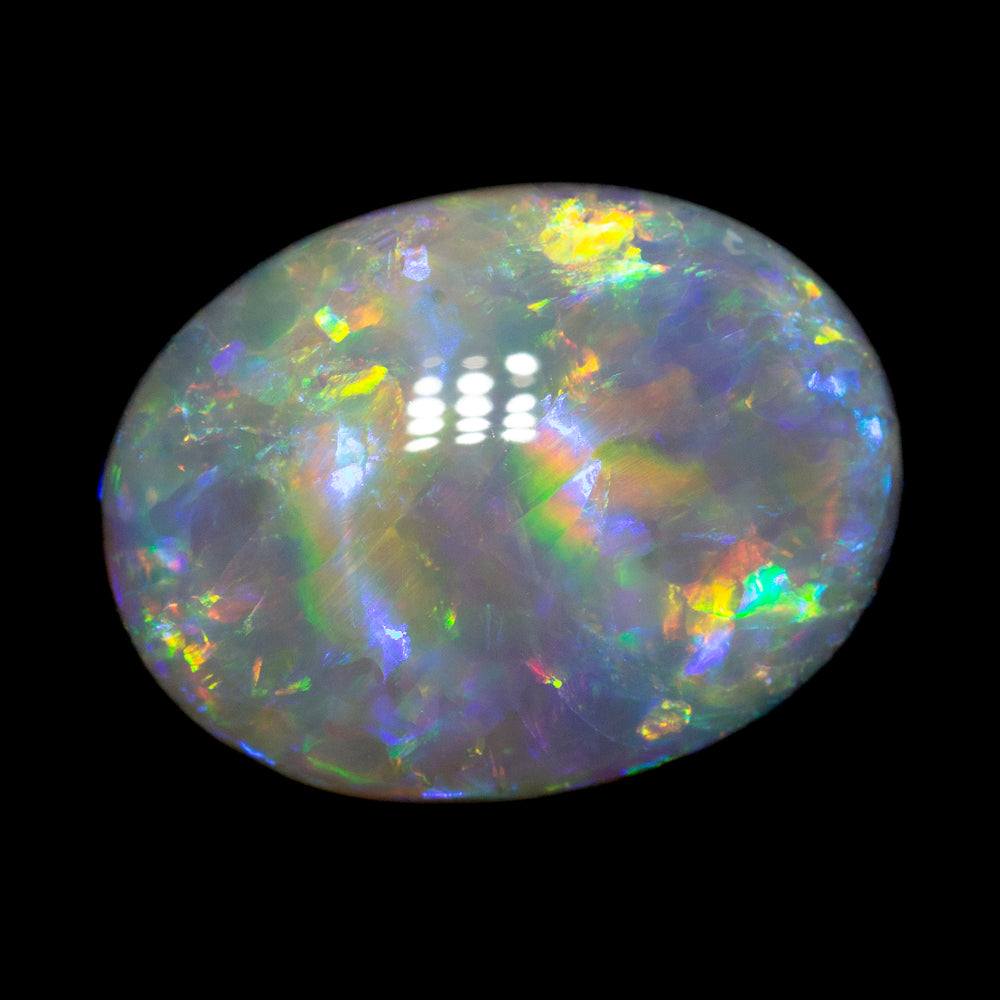 6.52 ct dark opal 16x12x6 mm