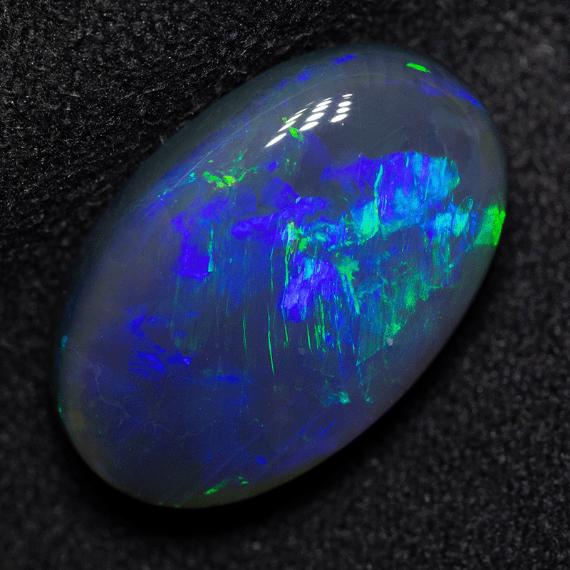 6.54 ct black opal 16x10x6mm