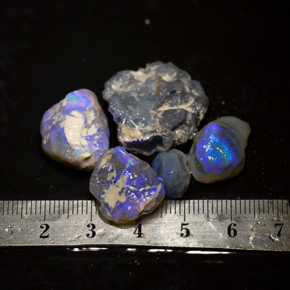 62 ct rough opal parcel 5pc