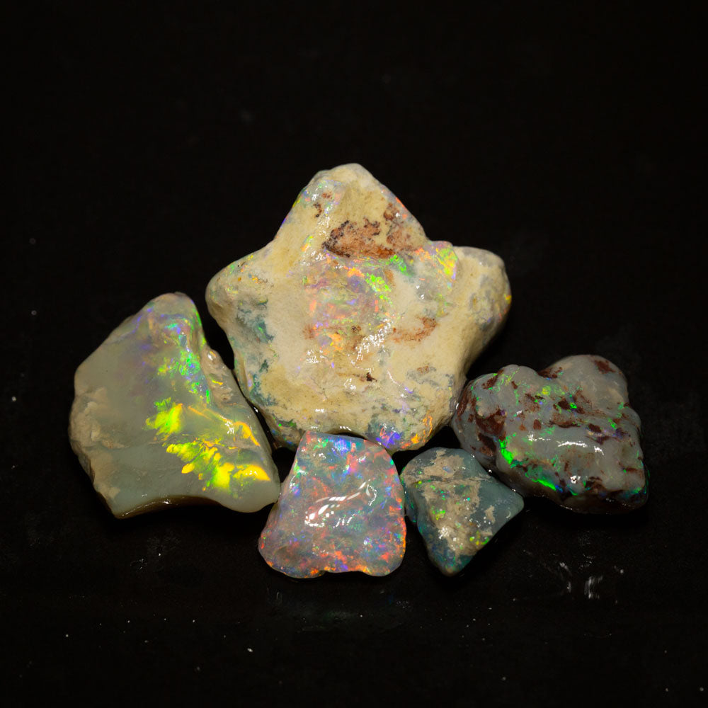 64 ct rough opal parcel 5pc