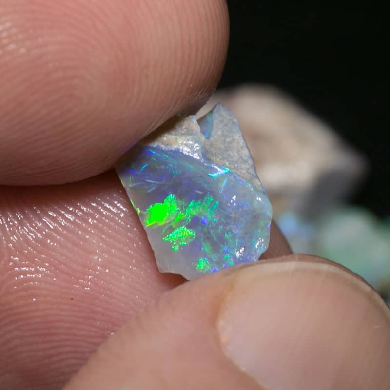 65 ct rough opal parcel for intermediate cutters