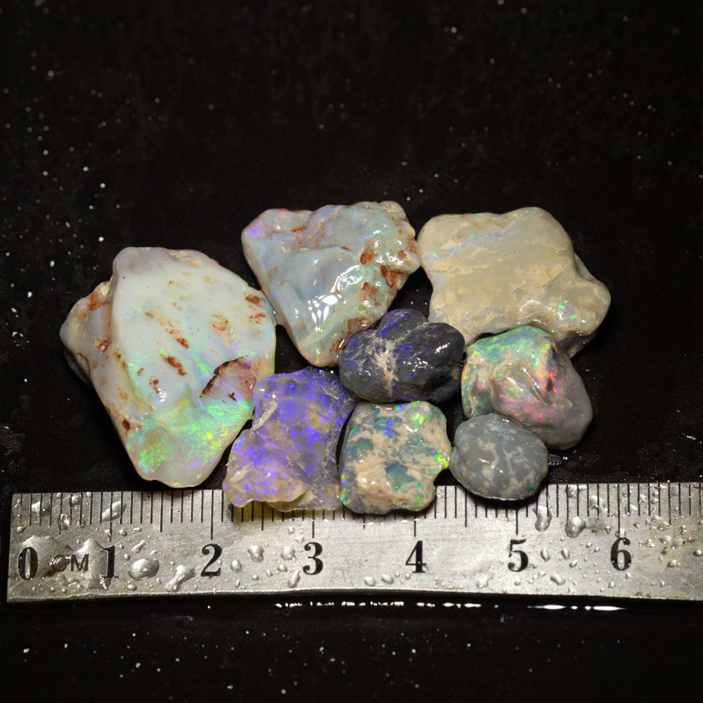 67 ct rough opal parcel 8pc