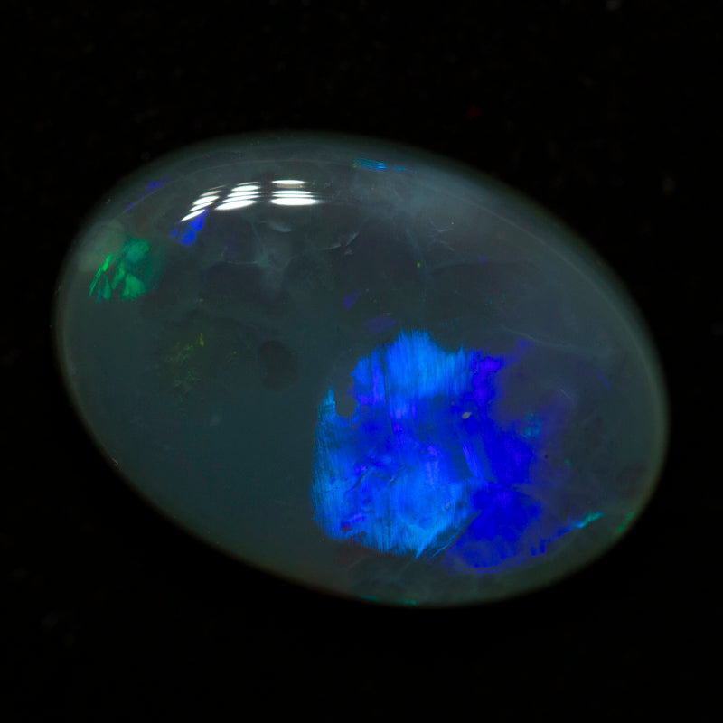 7.22 ct black opal 16.8x11.7x5.1mm