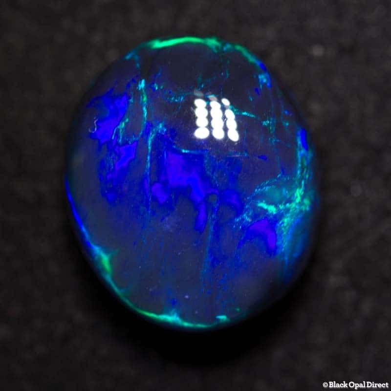 7.55 ct black opal 13x11x8mm