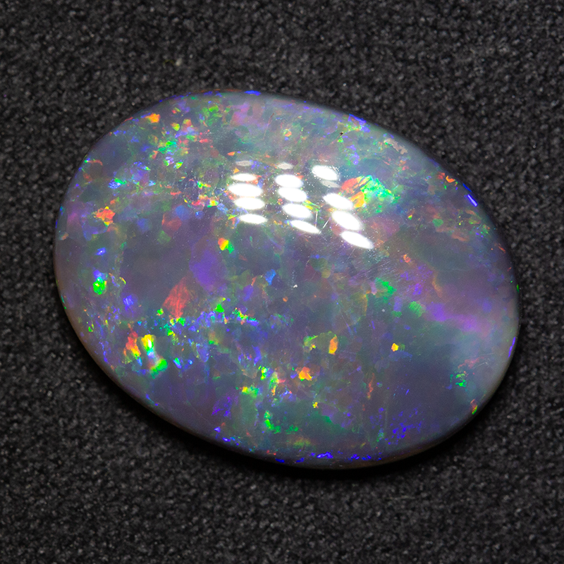 7.82 ct black opal 18x14x5 mm