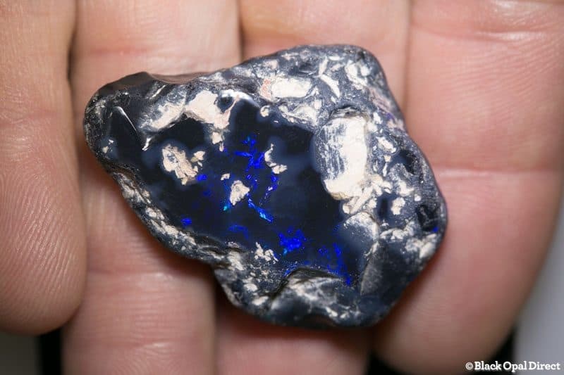 70.43ct polished rough opal piece for a cool pendant