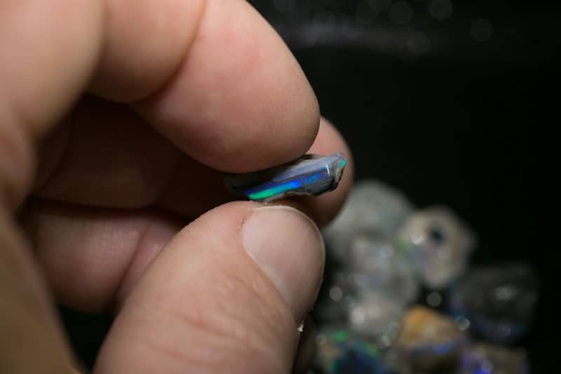 77 ct rough opal parcel for intermediate cutters