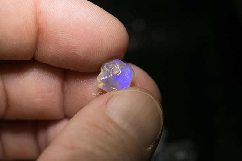 77 ct rough opal parcel for intermediate cutters