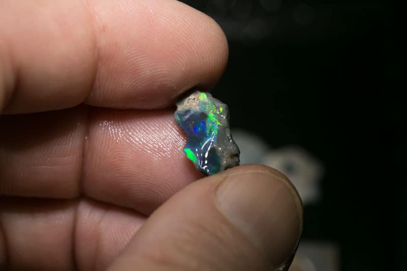 77 ct rough opal parcel for intermediate cutters