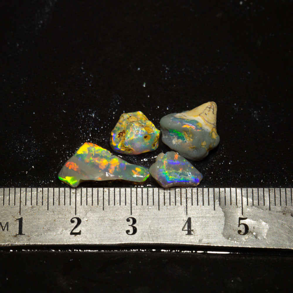 8 ct rough opal parcel 4pc