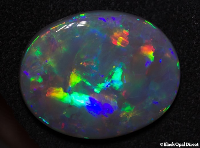 8.18ct semi black opal gem