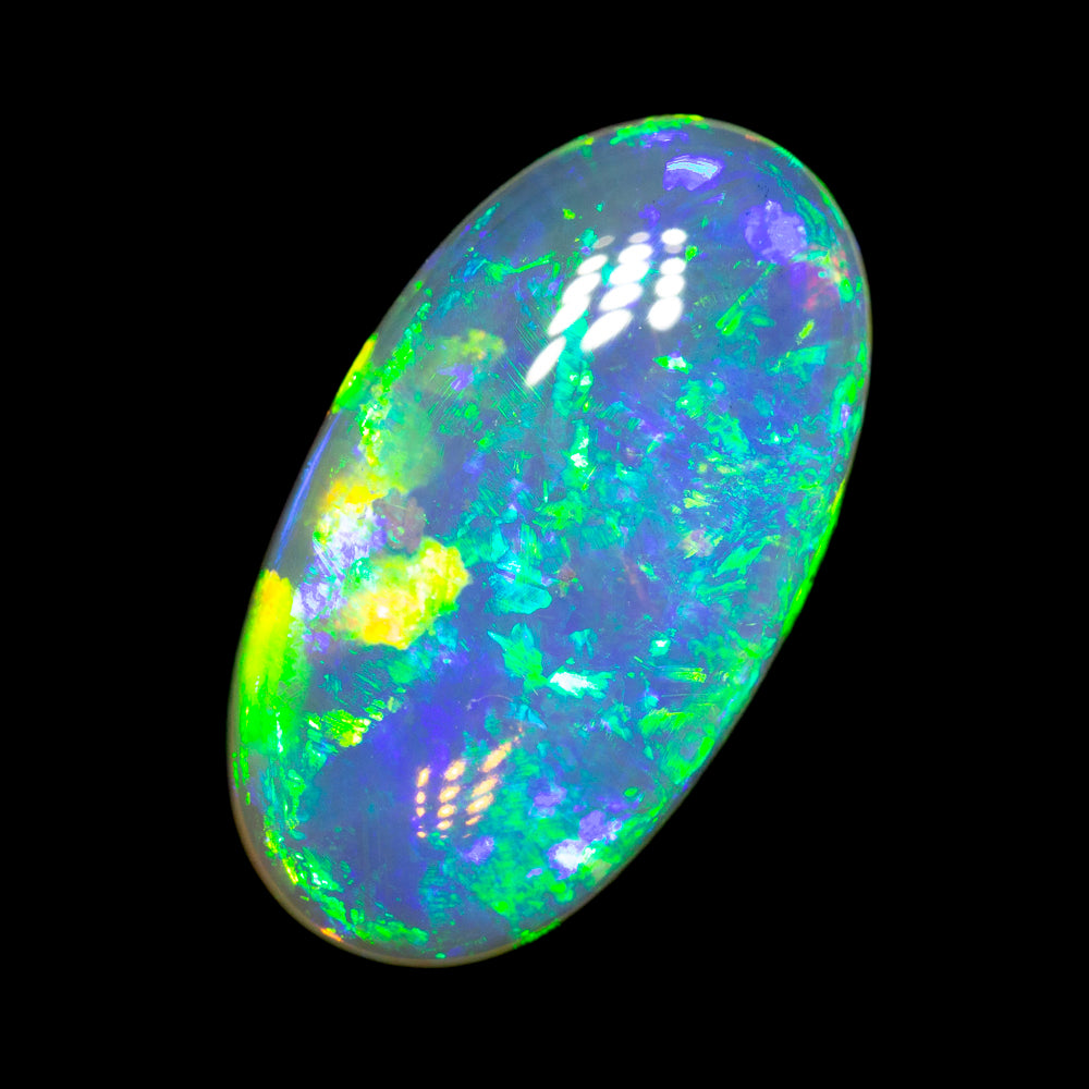 8.41 ct gem double-sided crystal opal 19.8x11x5.3mm