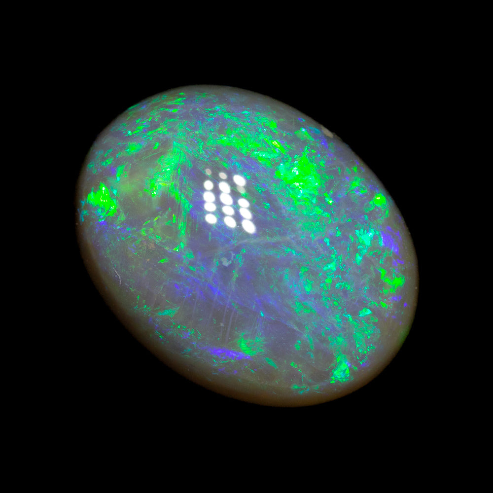 8.61 ct dark opal 15.9x12.3x6.9mm