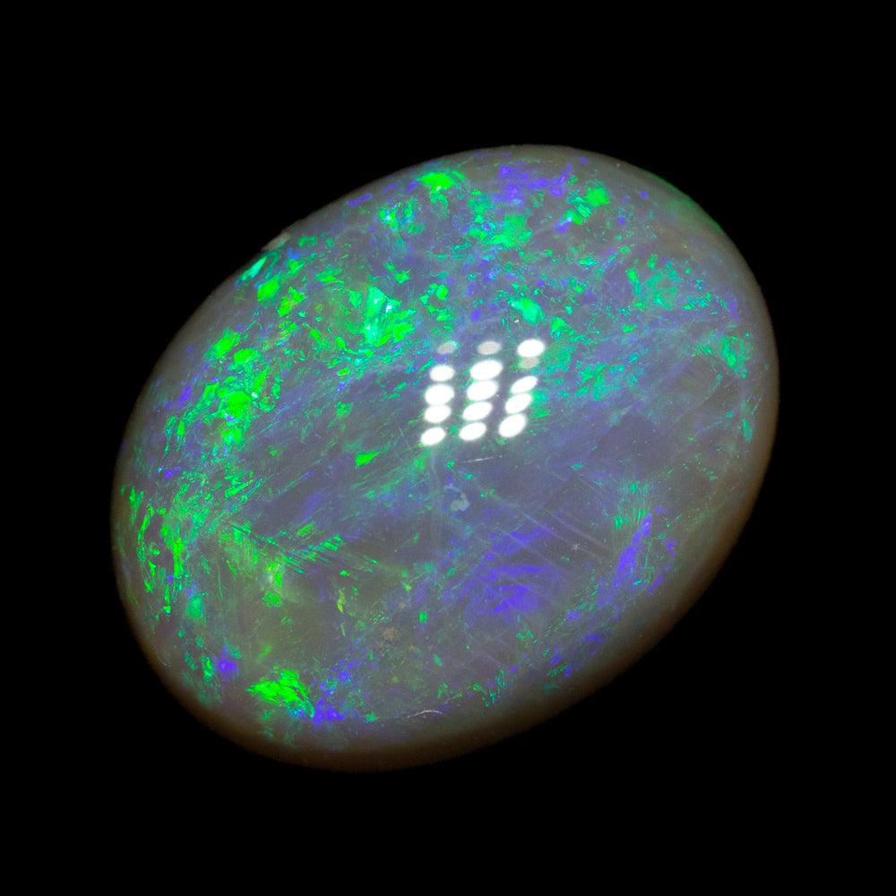 8.61 ct dark opal 15.9x12.3x6.9mm