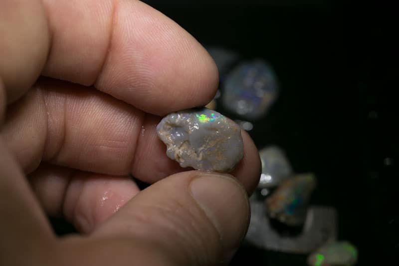 85 ct 17pc rough opal parcel for intermediate cutters