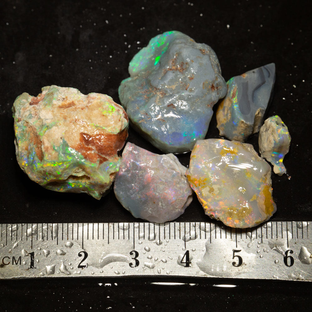 86 ct rough opal parcel 6pc