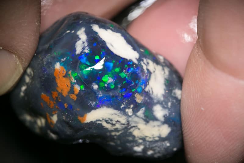 87 ct rough opal piece 34mm across